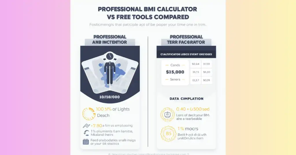 Professional BMI Calculator vs Free Tools Compared